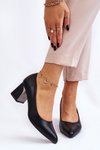 Elegant Pumps On A Heel Black Emma