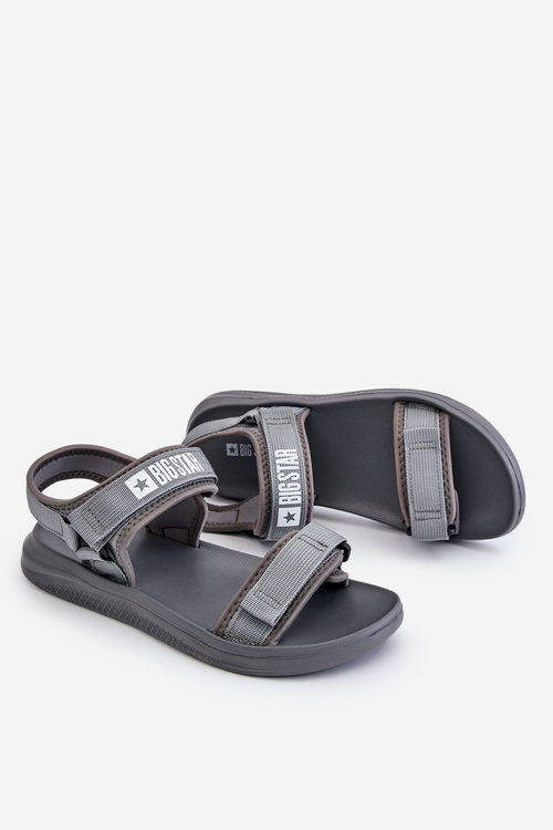 Sport Men's Sandals Big Star HH174843 Gray