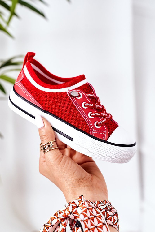 Children's Airy Sneakers Red Kids Club