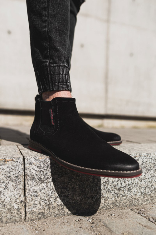 Men's Boots Lace-up Boots Cross Jeans Black EE1R4066C