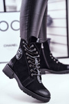 Women's Flat Boots Black Aspen