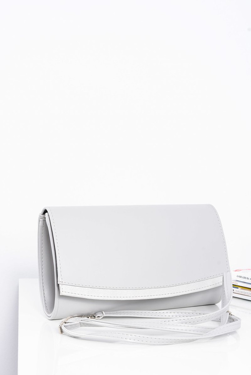 Women's Grey Polish Handbag Elegant Clutch Purse