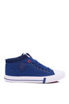 Men's Cross Jeans High Material Sneakers Navy Blue DD1R4057