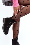 Women's Suede Slip-On Boots with Black Embellishment Plesca