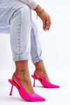 Classic Pointed Heels Neon Pink Whitley