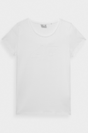 Damski T-Shirt Z Nadrukiem 4F 4FWMM00TTSHF1846-10S Biały
