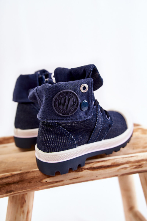 Children's High-top Sneakers Navy Tobby