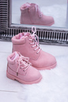 Children's Insulated Trapper Boots Powder Pink Dexter
