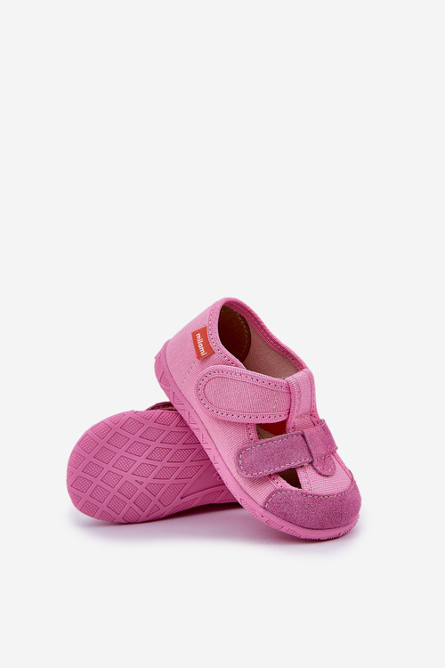 Slippers Milami Children's With Velcro Pink Reathiana