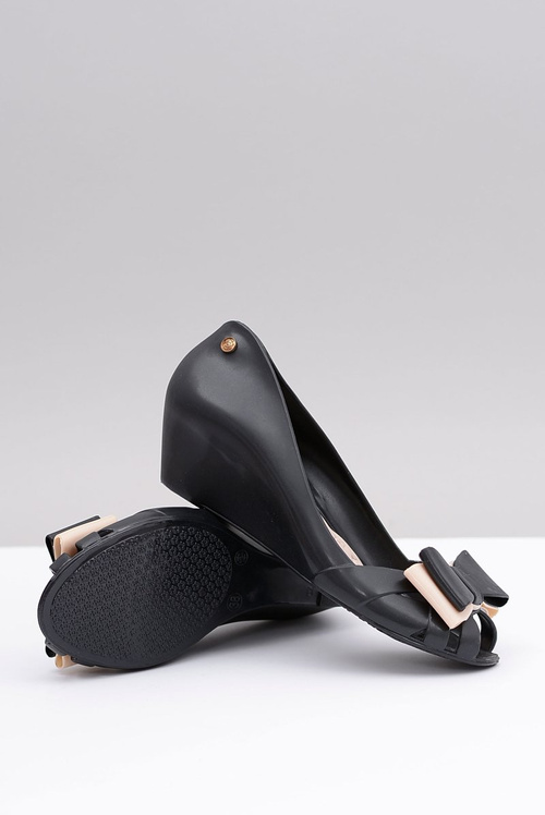 Lu Boo Black Rubber Ballet Ballet Socks Cocard Lea