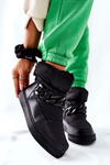 Women's Snow Boots Black Khariche