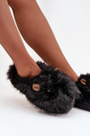 Fur Caps for Women Capybara Black Pravelle