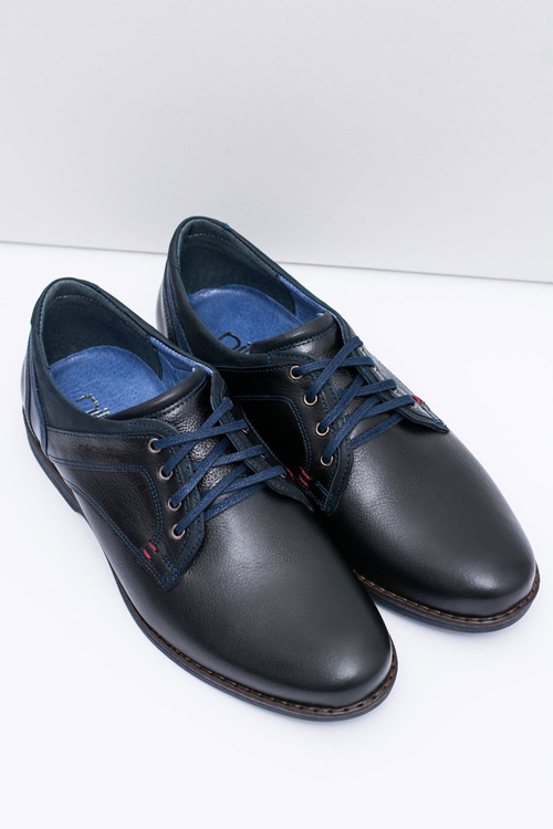 Nikopol Black Leather Men's Casual Jericho Half Boots