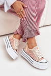 Low Women's Sneakers On Platform Pink Melina