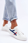 Women's Low-Top Sport Shoes with Straps White Alemessa
