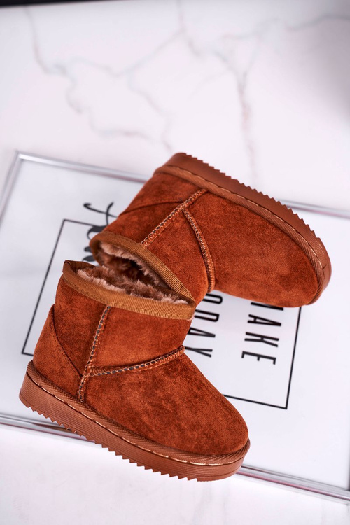 Children's Insulated Snow Boots Brown Gooby