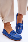 Classic Suede Loafers Blue Good Time