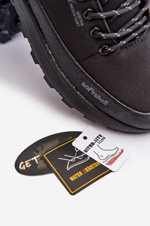 Buty Sportowe Trekkingowe Wodoodporne Lekkie Czarne Męskie McBraun
