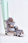 Comfortable Children's Sandals Grey Samell