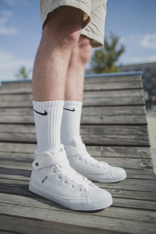 Men's High Sneakers Big Star White Y174024