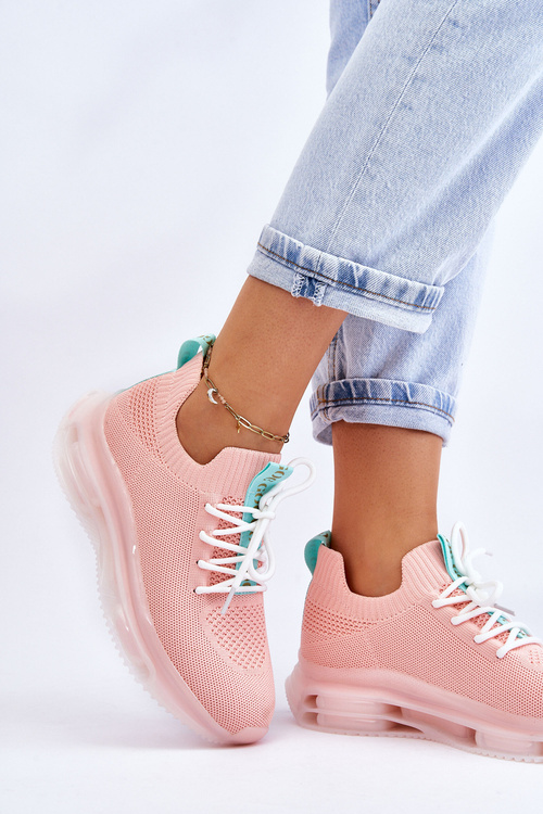 Women's Slip-on Sock Shoes GOE JJ2N4081 Light pink