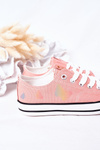 Children's Sneakers With Butterflies Pink Fairytale