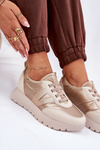 Women's Sports Shoes On Platform Vinceza 58510 Gold