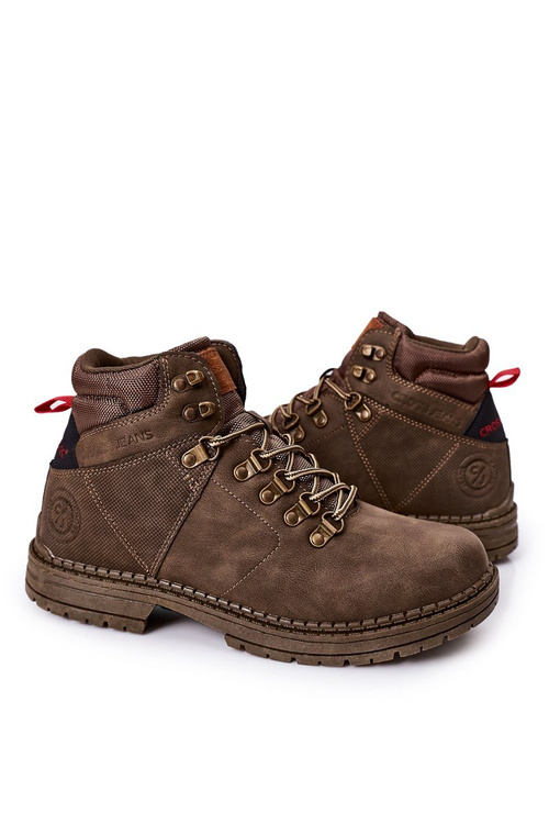 Men's Trekking Shoes Cross Jeans EE1R4030C Khaki