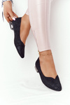 Ballerinas On Silver Heels Vinceza 21-10601 Black