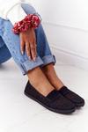 Ażurowe Wsuwane Tenisówki Slip-On Czarne Chillout