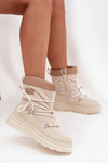 Women's Snow Boots with Zipper Lee Cooper LCJ 25 44 3931 Beige Women's Snow Boots