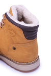Warmed Men's Trekking Boots With Fleece Camel Gladio
