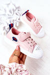 Children's Sneakers With Velcro Pink Cartoon