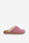 Ladies Slippers With Reindeer And Fur Inblu CT000034 Pink