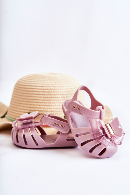 Children's Sandals With Velcro Fragrant ZAXY JJ385034 Light purple