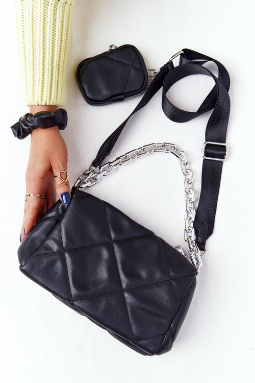 Small Shoulder Bag With A Sachet Barcelona Black