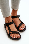 Women's Sports Sandals with Velcro Black Vilari