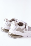 Children's Sport Shoes With Velcro ABCKIDS White-Silver