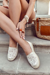 Classic Women's Espadrilles Openwork Beige Catris