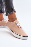 Women's Classic Pink Canvas Sneakers Olvali