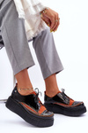 Women's Leather Brogues Maciejka 5074A-01 Black