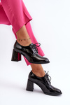 Women's Black Patent Leather Pumps Nelione