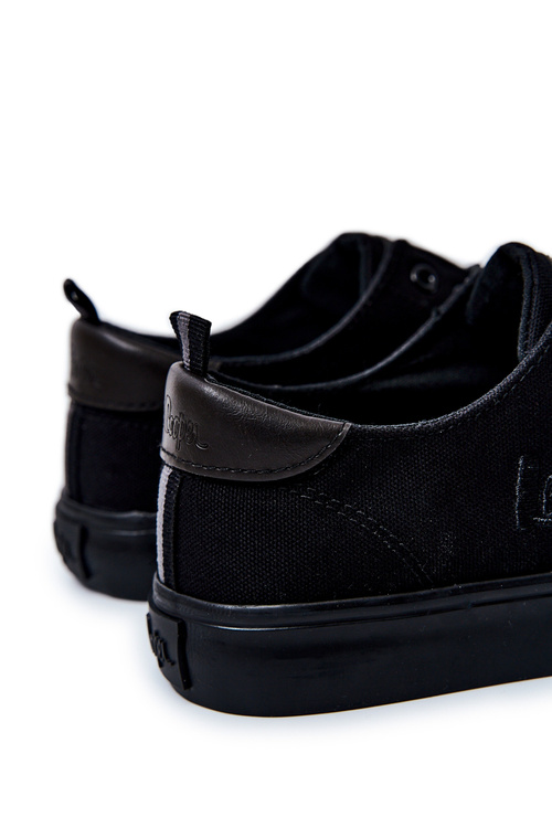 Tenisówki Męskie Wiązane Czarne Lee Cooper LCW-22-31-0857M