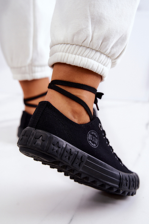 Tenisówki Trampki Niskie BIG STAR Czarne JJ274510