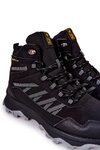 High-top Tiered Sports Shoes Black Deepmark