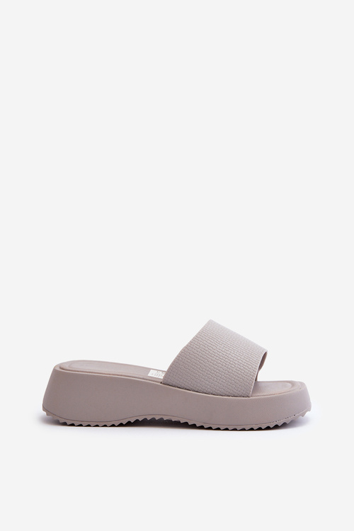 Women's Platform and Wedge Slides Grey Vimarils