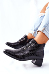Heeled boots Black Albeq