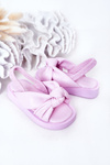 Children's Sandals With Drawstring Purple Bubble Gum