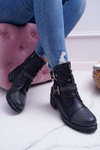 Women's Worker Boots Black Aveley