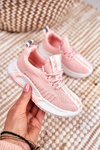 Children's Sports Shoes Pink Stich